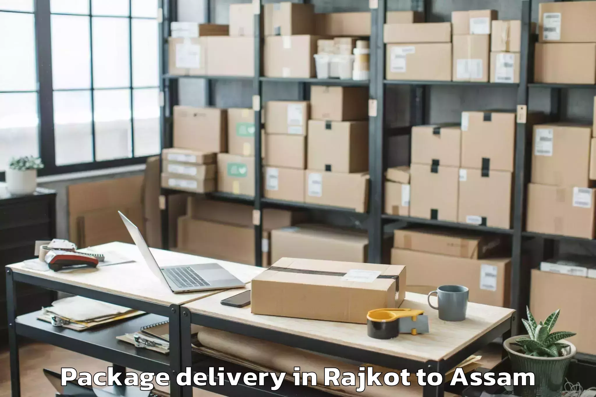 Professional Rajkot to Barpeta Road Package Delivery